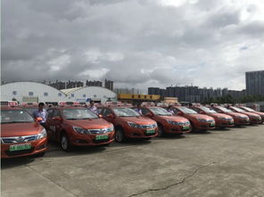 南寧市首批純電動出租汽車投入運營，助力綠色出行